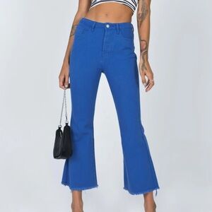 Princess Polly Blue Flared Jeans